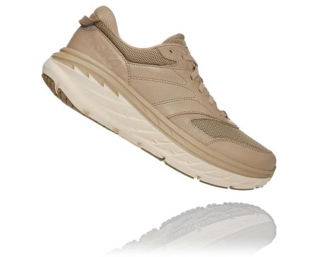 Hoka Bondi Leather Road - Adidasi Alergare Pe Drum Barbati Maro | RO-nZUJ1dS